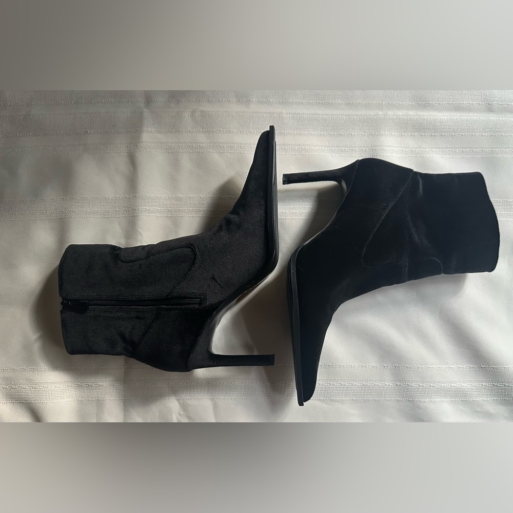 Zara Black Ankle Boots - Picture 8 of 14